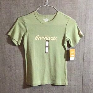 Carhartt Throwback Tee Shirt Logo And Spell-Out